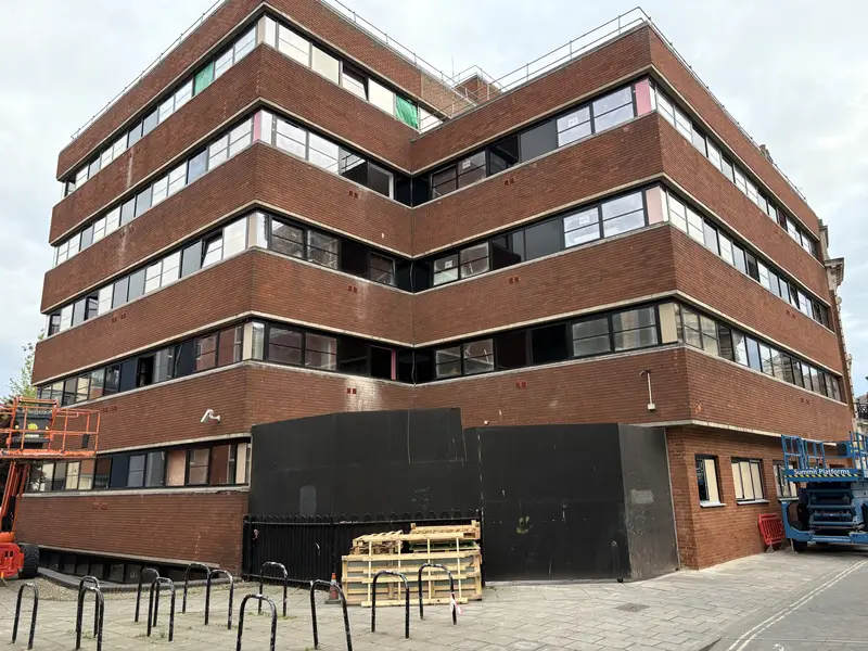 Giles Place, Ipswich: during installation, photo 3 of 8
