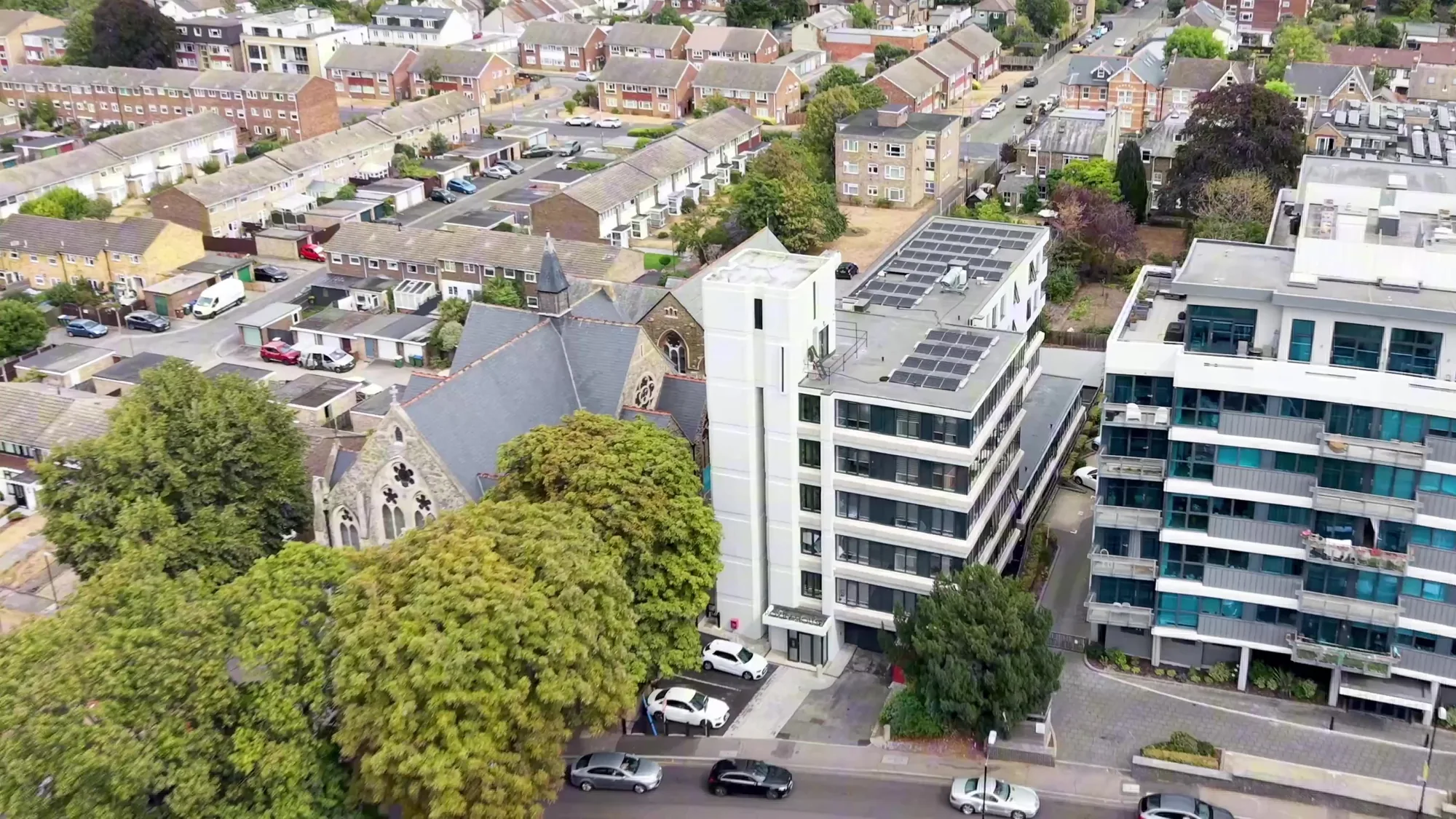 Roxby House, Sidcup: the finished building